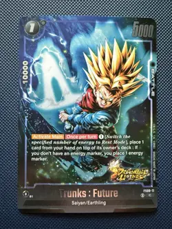 Dragonball Z Trunks Future Super Fusion World Foil Holo Card - Image 1