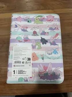 We're Goomy Zip Binder Sealed New Pokemon Center Exclusive 9 Pocket 360 Cards - Image 1