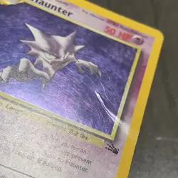 POKEMON HAUNTER #6/62 - HOLO RARE - FOSSIL UNLIMITED - 50HP TCG CARD - Image 4