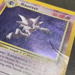 POKEMON HAUNTER #6/62 - HOLO RARE - FOSSIL UNLIMITED - 50HP TCG CARD - Image 5