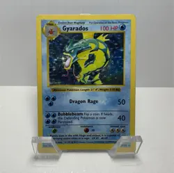 Pokemon Gyarados No.006 Holo Base Set 1999 Wizards HP100 Rare Vintage Card - Image 1