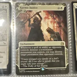 Karmic Justice - MTG (Borderless | NM) - Image 1