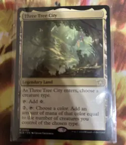 1x NM MTG Three Tree City - Bloomburrow (BLB) - Image 1