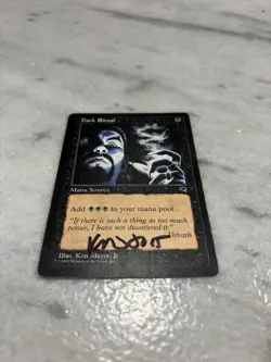 Dark Ritual - Tempest - Signed By Ken Meyer - Magic The Gathering MtG - Image 2