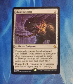 Basilisk Collar Foundations Regular NM Magic The Gathering - Image 1
