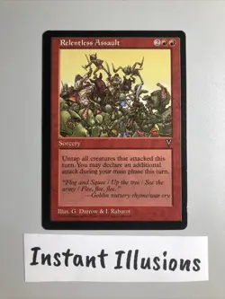 LP Relentless Assault - Visions Mtg Tcg - Image 1