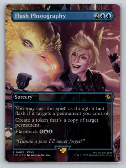 Flash Photography (Borderless) Commander: Final Fantasy Foil - Image 1