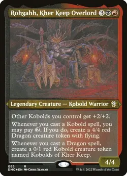 Rohgahh, Kher Keep Overlord Etched Foil DMC 63 Rare MTG - Image 1