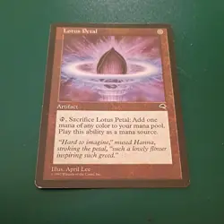 MtG Lotus Petal: Tempest NM/LP ACTUAL PHOTOS! - Image 1