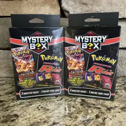 Pokemon Mystery Box Team Rocket Lot Of (2) 3 Booster Packs Paldea Sealed Rare 🔥 - Image 1