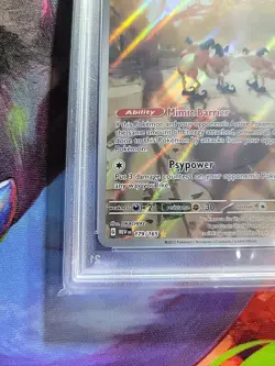 Mr Mime 179/165 Alternative Art IR Illustration Rare Pokemon Card PSA 9 - Image 2