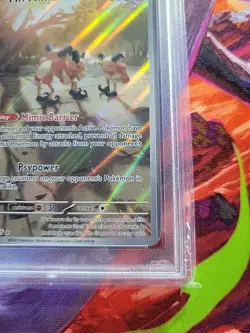 Mr Mime 179/165 Alternative Art IR Illustration Rare Pokemon Card PSA 9 - Image 3