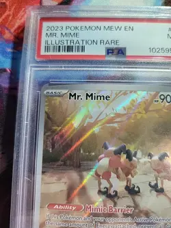 Mr Mime 179/165 Alternative Art IR Illustration Rare Pokemon Card PSA 9 - Image 5