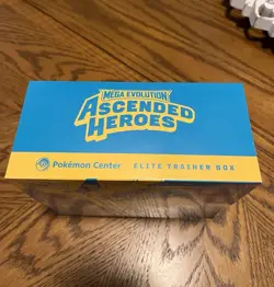 Pokemon Center Elite Trainer Box Mega Evolution Ascended Heroes NEW IN HAND! - Image 3