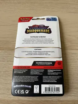 Pokemon Twilight Masquerade Premium Checklane Blister Pack [Porygon Z] - Sealed! - Image 2
