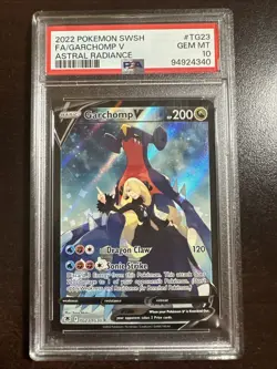 Garchomp V TG23/TG30 Pokemon Astral Radiance PSA 10 GEM MINT - Image 1