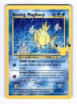 Shining Magikarp Celebrations: C #66 (2021) Classic Collection Holo NM Pokemon - Image 1
