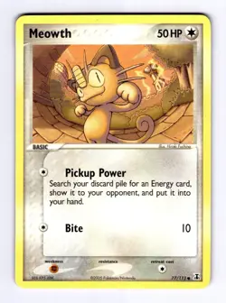 Meowth Delta Species #77 (2005) Common NM Pokemon - Image 1