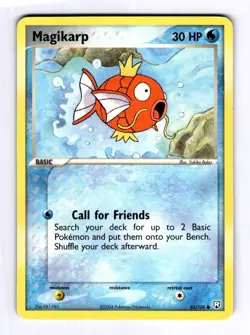 Magikarp Team Rocket Returns #65 (2004) Common NM Pokemon - Image 1