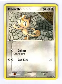 Meowth FireRed & LeafGreen #69 (2004) Common LP Pokemon - Image 1