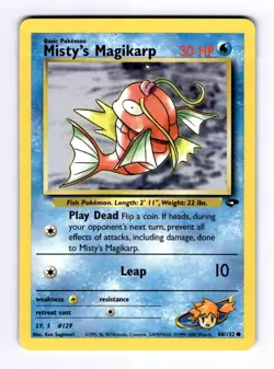 Misty's Magikarp Gym Challenge #088 (2000) Common NM Pokemon - Image 1