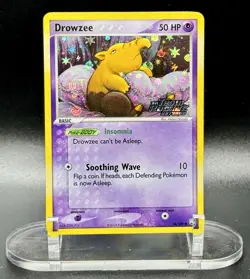 Drowzee 54/109 Stamped Pokemon EX Team Rocket Returns Vintage Reverse Holo LP - Image 2