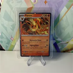Pokemon Flareon 167 Sv: Scarlet & Violet Promo Cosmos Holo Destructive Flame - Image 1