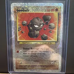 Pokemon Geodude 77/110 Reverse Holo Legendary Collection NM - Image 1