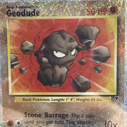 Pokemon Geodude 77/110 Reverse Holo Legendary Collection NM - Image 2
