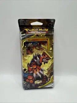 New Pokemon TCG Sun & Moon Cosmic Eclipse Theme Deck Towering Heights - Groudon - Image 1