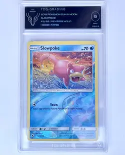 Mint 👌 Pokemon Slowpoke 12/68 Hidden Fates Reverse Holo Common TCG 9 - Image 1