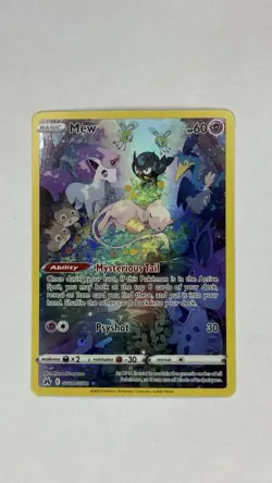 Pokemon Mew GG10/GG70 Crown Zenith: Galarian Gallery Ultra Rare Full Art Holo - Image 1