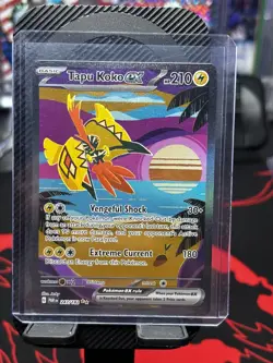 Pokemon TCG Tapu Koko EX 247/182 Paradox Rift Special Illustration - Image 1