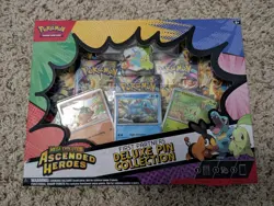 Pokemon Ascended Heroes Deluxe Pin Collection Box New Sealed In Hand Ships Fast - Image 1