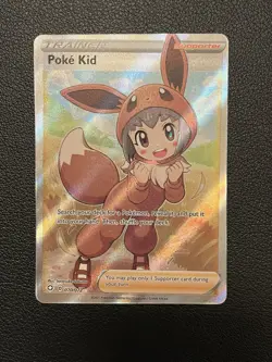 Poke Kid 070/072 Shining Fates Full Art Ultra Rare Trainer Pokemon 2021 - Image 1