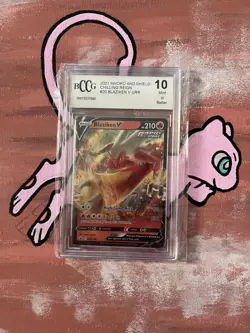 Pokemon TCG Sword and Shield Chilling Reign 2021 Blaziken V - Image 1