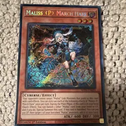 Yu-Gi-Oh! Konami Maliss March Hare Cyberse Effect Secret Rare 1st Edition - Image 1