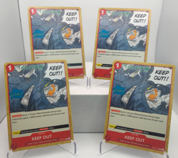 Keep Out Playset - OP07-018 x4 - 500 Years In The Future - One Piece TCG - Image 1
