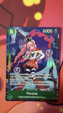 One Piece Perona - OP14-033 (Alternate Art) The Azure Sea's Seven Foil - Image 3