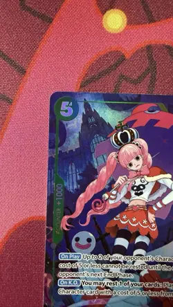 One Piece Perona - OP14-033 (Alternate Art) The Azure Sea's Seven Foil - Image 5