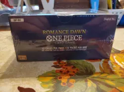 One Piece OP-01 Romance Dawn SEALED Booster Box English White Bottom - Image 2