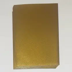 Gold Textured Pack of 50 Trading Card Sleeves for Pokemon, MTG, etc - Image 1