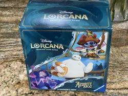 Disney's Lorcana Azurite Sea Illumineers Trove Box Set New Sealed Disney Cards - Image 1