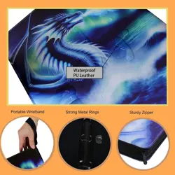 Deluxe Ice Dragon Trading Card Binder 9-Pocket Zipper Binder with 900 Pockets - Image 2