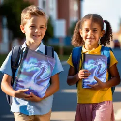 Deluxe Ice Dragon Trading Card Binder 9-Pocket Zipper Binder with 900 Pockets - Image 5