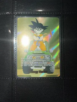 Dragon Ball Super Fusion World Card Game Gold Energy Marker Son Goku E-48 Manga - Image 3