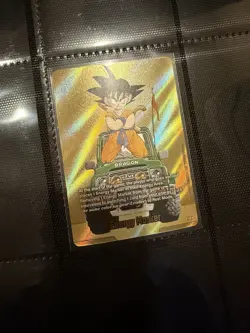 Dragon Ball Super Fusion World Card Game Gold Energy Marker Son Goku E-48 Manga - Image 5