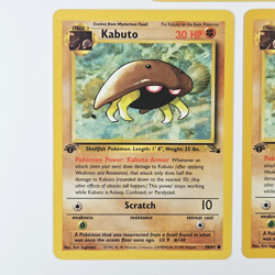 Pokemon Kabuto 1st Edition Lot Of 3 Cards Fossil 50/62 Vintage TCG 1999 LP/MP - Image 5