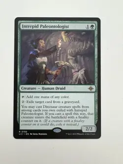 Intrepid Paleontologist MTG Magic the Gathering Card NM Near Mint LCI - Image 1