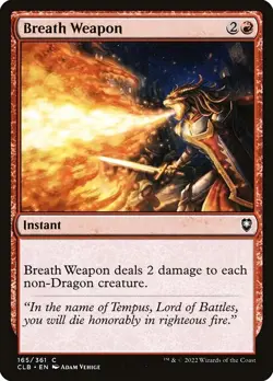 Breath Weapon 1x MtG Battle for Baldur's Gate SP/NM - Image 1